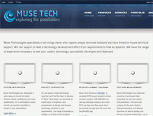 Tablet Screenshot of muse-tech.com